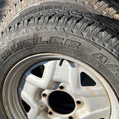 JA11 ジムニー  純正ホイール タイヤ付き 車検用にの画像