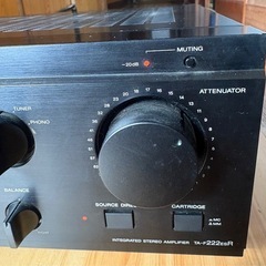 SONY プリメインアンプ TA-F222ESR 通電確認済みの画像