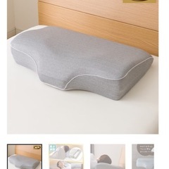 横向き寝も仰向け寝もラクな低反発まくら(ナチュラルフィットプレミアムP2304)の画像