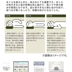 横向き寝も仰向け寝もラクな低反発まくら(ナチュラルフィットプレミアムP2304)の画像
