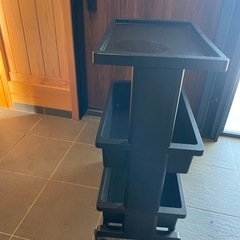 3段収納ラックの画像