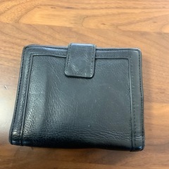 Tory Burch トリバーチ　二つ折り財布 黒 レザーの画像