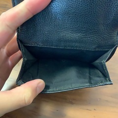 Tory Burch トリバーチ　二つ折り財布 黒 レザーの画像