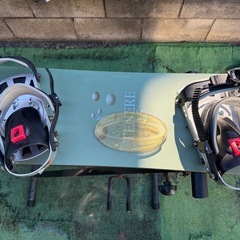 スノーボード板　ビンディング 付き145cmの画像