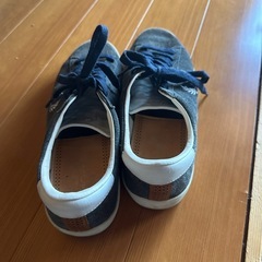 フレッドペリー　スニーカー　紺色　26.0cmの画像