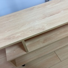 テレビ台（ナチュラル、幅80cm、37V対応）の画像