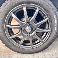 スタッドレスタイヤホイール4本セット　165/60/R15の画像