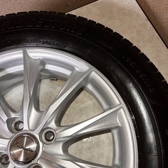 管A1064 スタッドレスタイヤ BRIDGESTONE ブリヂストン VRX3 195\65R16 アルミホイール HOT STUFF Exceeder4穴PCD10016×6J+45 ハブ径55の画像