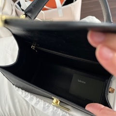 イジィデ風レザーハンドルバッグワンハンドルショルダーバッグの画像