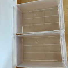 衣装ケース 収納ケース 2個セット の画像