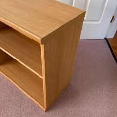 本棚　木の柄　中板1枚　11段調整の画像