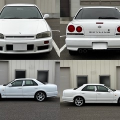 日産 スカイライン ER34 25GT R34 QM1 抹消コミコミ 期間良好◎ HR34 ENR34 BNR34 現状 ドリフト RB25DEの画像
