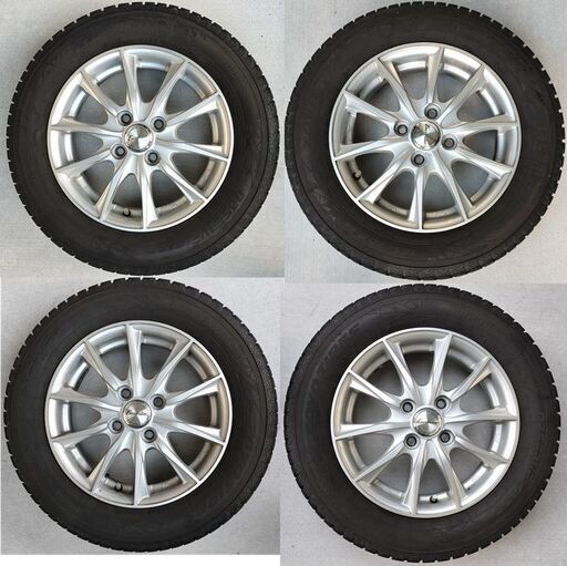 TOYO TIRE スタッドレスタイヤ+ホイール 14インチ 4本セット ナット付