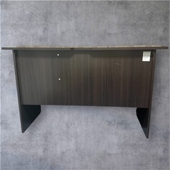 ワークデスク　PCデスク　幅120cm　ブラウンの画像
