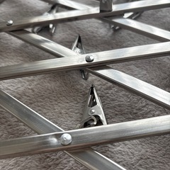 物干しハンガー ステンレス 洗濯ハンガー ピンチハンガー ピンチ コンパクト 折りたたみ 省スペース ハンガーの画像