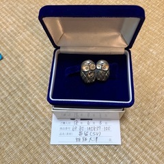 ふくろう　シルバー　帯留❸の画像