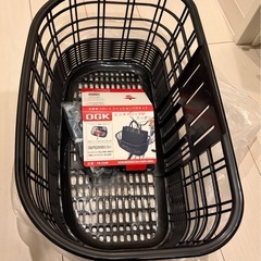 【新品】自転車　前カゴ　ワイドの画像