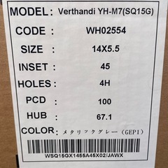 新品未使用品 Verthandi YH-M7 14インチ ホイール 4個の画像