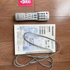 【直接取引限定】液晶テレビ LC-32DE5｜付属品あり（リモコン要修理）の画像