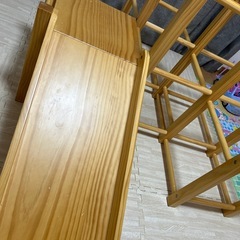 現役ママが考えた木製ジャングルジム 滑り台付き　タンスのゲンの画像