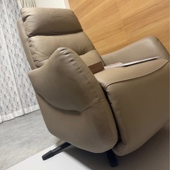 【仙台発送】【中古良品】ニトリ 4モーター リクライニングチェア LE01-2（本革）メンテナンスキット付【送料落札者ご負担】の画像