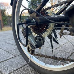 6段変速ギア折り畳み自転車の画像