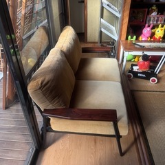 現金のみソファー2人がけの画像