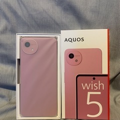 Sharp AQUOS 「Wish5」未使用新品　おまけ付きの画像