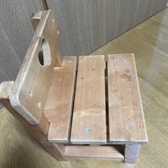 手作り　キッズチェアの画像