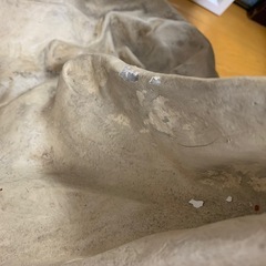 ロココ調ガラスローテーブルの画像