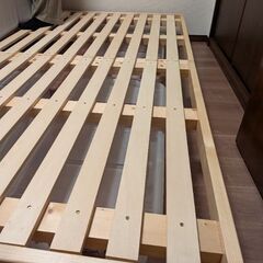 セミダブルベッドセット（フレーム＆マットレス）の画像