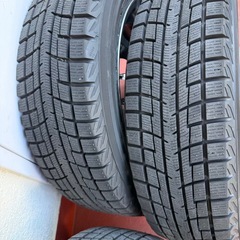 新同2025製スタッドレスタイヤ ヨコハマアイスガード155/65R14 ロクサニー製ホイール付き　の画像