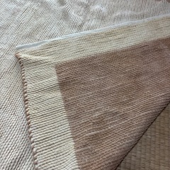 ラグマット175×120㎝ 綿100% リバーシブルの画像