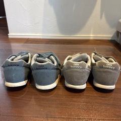 ニューバランス   15.5    グレー、水色2足 の画像