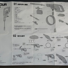 コードレス高圧洗浄機 EENOUR XYQX-500Eの画像