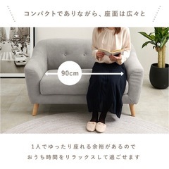 2人掛けソファ【Emel】エメルの画像