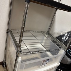 　キッチン、レンジラックの画像