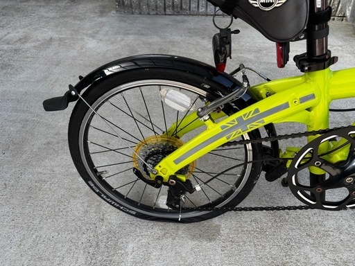 正規品 MINI 折りたたみ自転車 黄緑