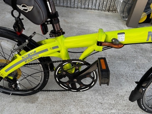 楽天市場】折りたたみ 自転車 イエローの通販 正規品 MINI 折りたたみ