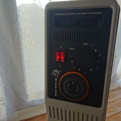 ☆オイル密閉式ラジエター型ヒーター WP-7 TIMER 電子タイマー付 WAPOR  オイルヒーターの画像
