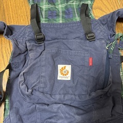 ergobaby 抱っこ紐 ネイビー・グリーンチェック　の画像