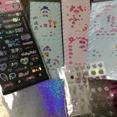 交換日記手帳　サンリオシール　鉛筆削り　ケース　折り紙　ノートの画像