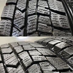 【DL WM02 155/65R14】スタッドレス【トヨタ ピクシスエポック 純正ホイール 14インチ 4J4HPCD100】22年製 バリ溝 ミライースにも (STD126)の画像