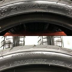 【新品】GOODRIDE SA-57 205/45ZR17 88W 17インチ 夏タイヤ 4本 20年製 MINI CR-Z ノート ロードスター プジョー207等　(STR037)の画像