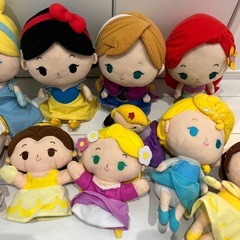 ディズニープリンセス　ぬいぐるみセットの画像