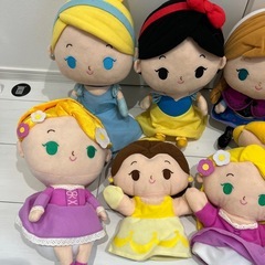 ディズニープリンセス　ぬいぐるみセットの画像