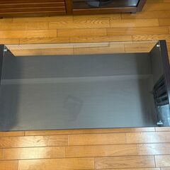 ガラス天板ローテーブルの画像