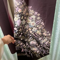 ❼付け下げ　訪問着　しぼり の画像