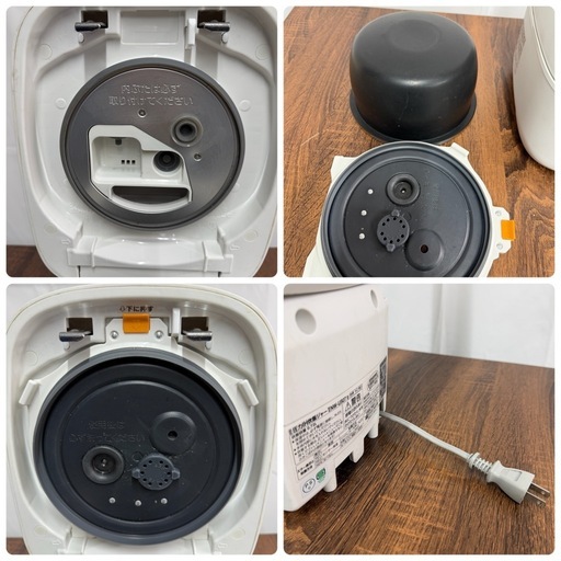 【美品】ZOJIRUSHI 象印 NW-US07 2022年製 圧力IH炊飯ジャー 炎舞炊き 4合炊き 通電確認済 簡易清掃済