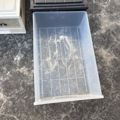 白黒収納ケースセットの画像